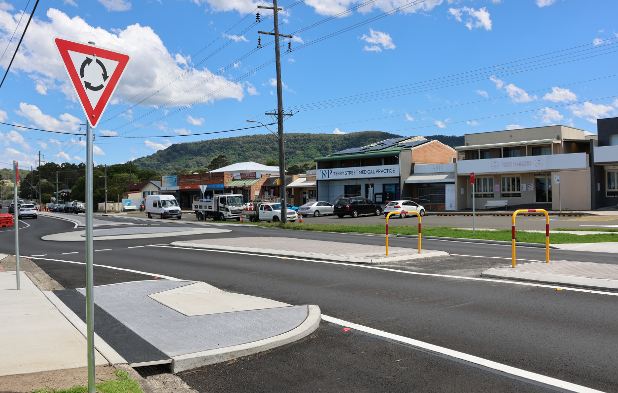 Road safety improvements on Terry Street have been completed