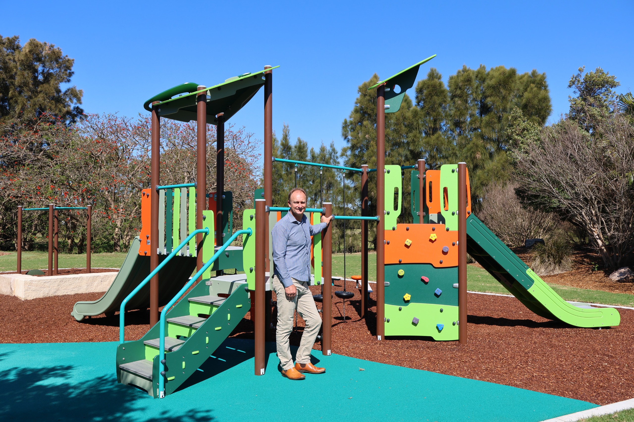 Mayor at Sparta Park Upgrade