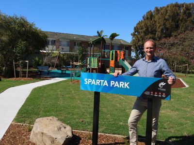 Mayor at Sparta Park